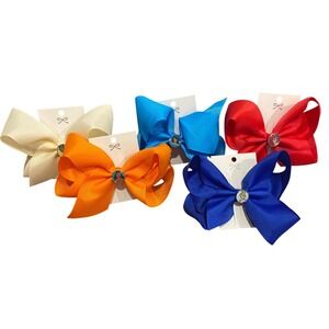 NWOT 5 Disney Princess Bows 5-6 inches wide.